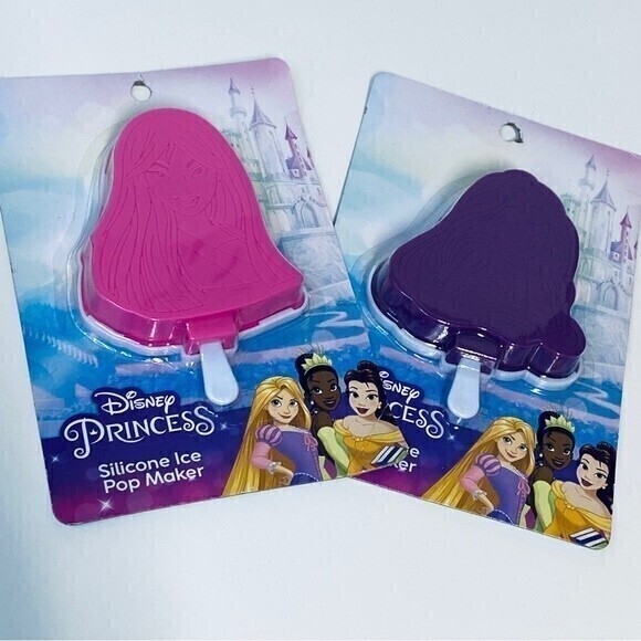 Firm Price! 2 Sets of Silicone Ice Pop Maker, Disney‎ Rapunzel & Mulan, Size OS - Picture 1 of 5
